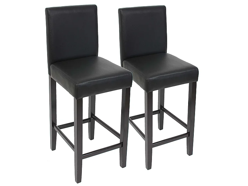 2x tabourets de bar bois marron 41 x 50 x 109 cm 04_0000098