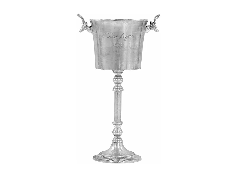 Seau à champagne Aluminium aluminium argenté 39 x 29 x 71 cm DEC023058