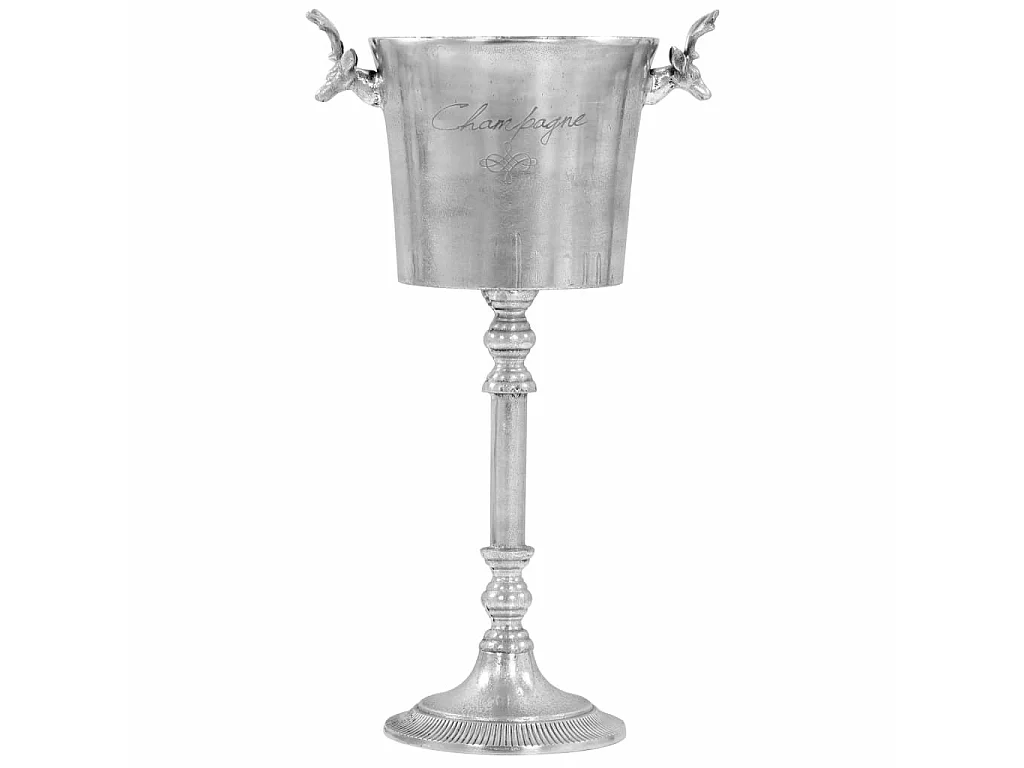 Seau à champagne Aluminium aluminium argenté 39 x 29 x 71 cm DEC023058
