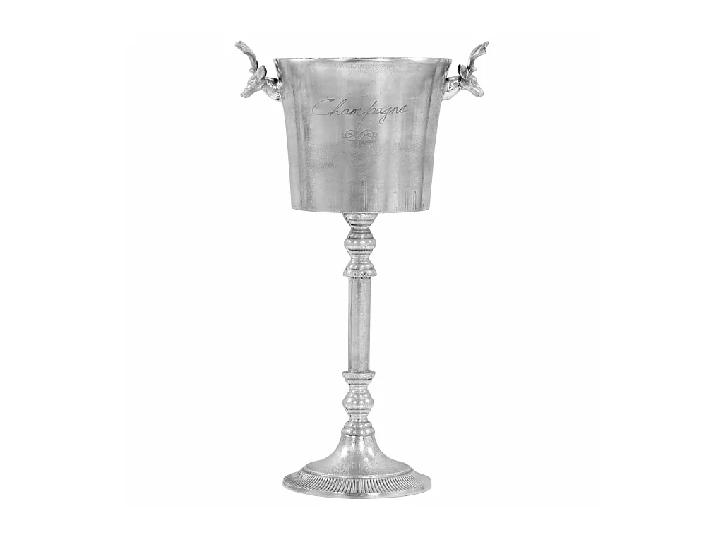 Seau à champagne Aluminium aluminium argenté 39 x 29 x 71 cm DEC023058