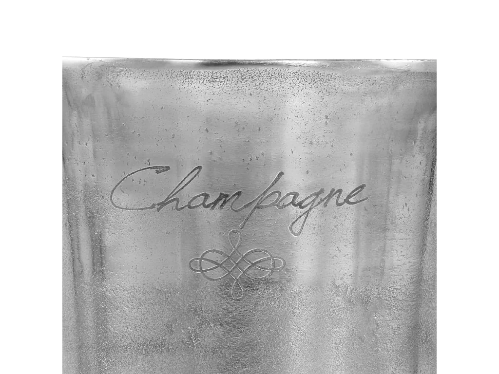Seau à champagne Aluminium aluminium argenté 39 x 29 x 71 cm DEC023058