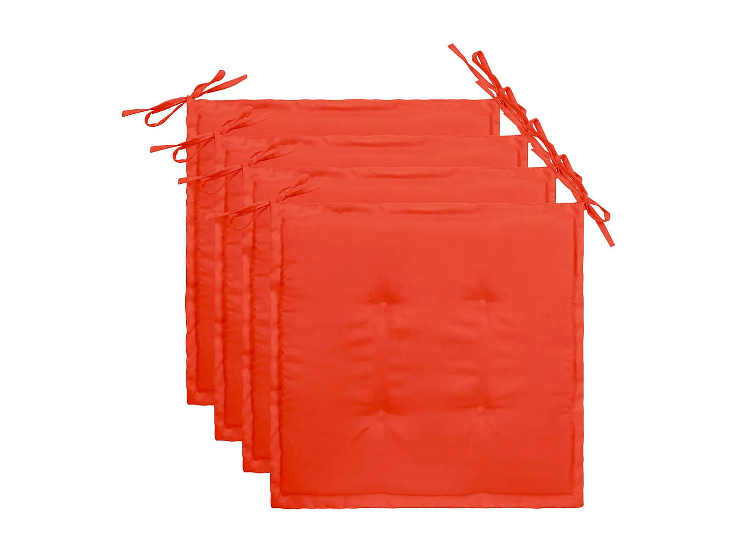 lot de 4 coussins 40 x 40 x 3 cm DEC021721