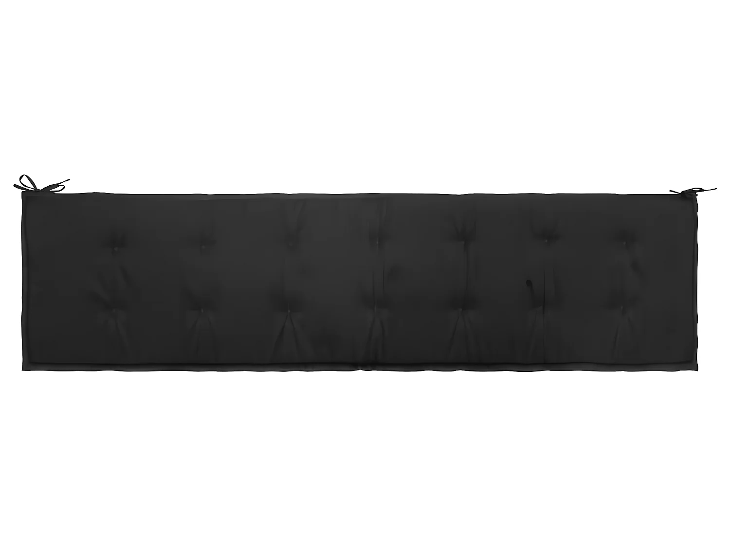 Coussin de banc de noire 200 x 50 x 3 cm DEC021741