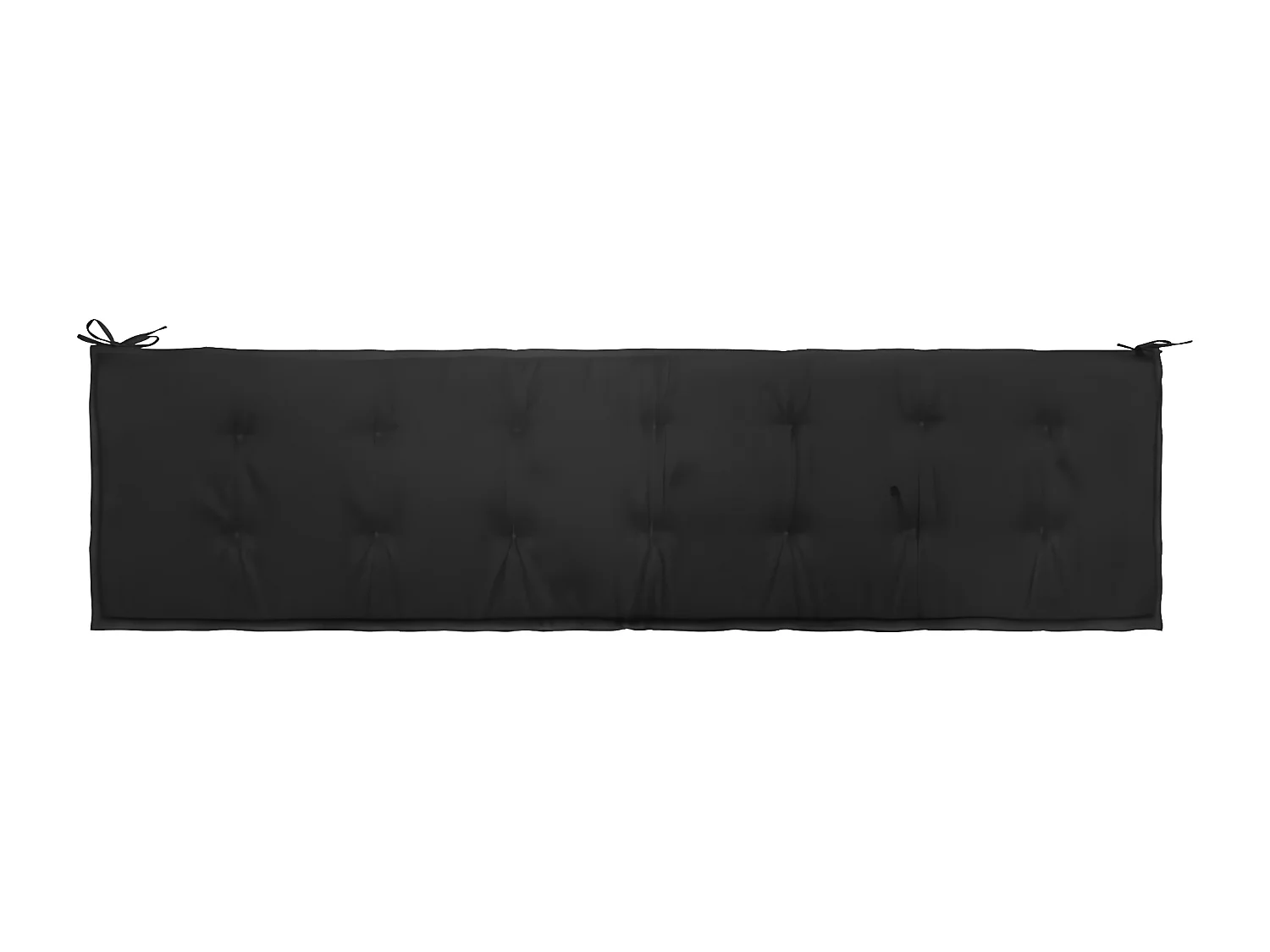 Coussin de banc de noire 200 x 50 x 3 cm DEC021741