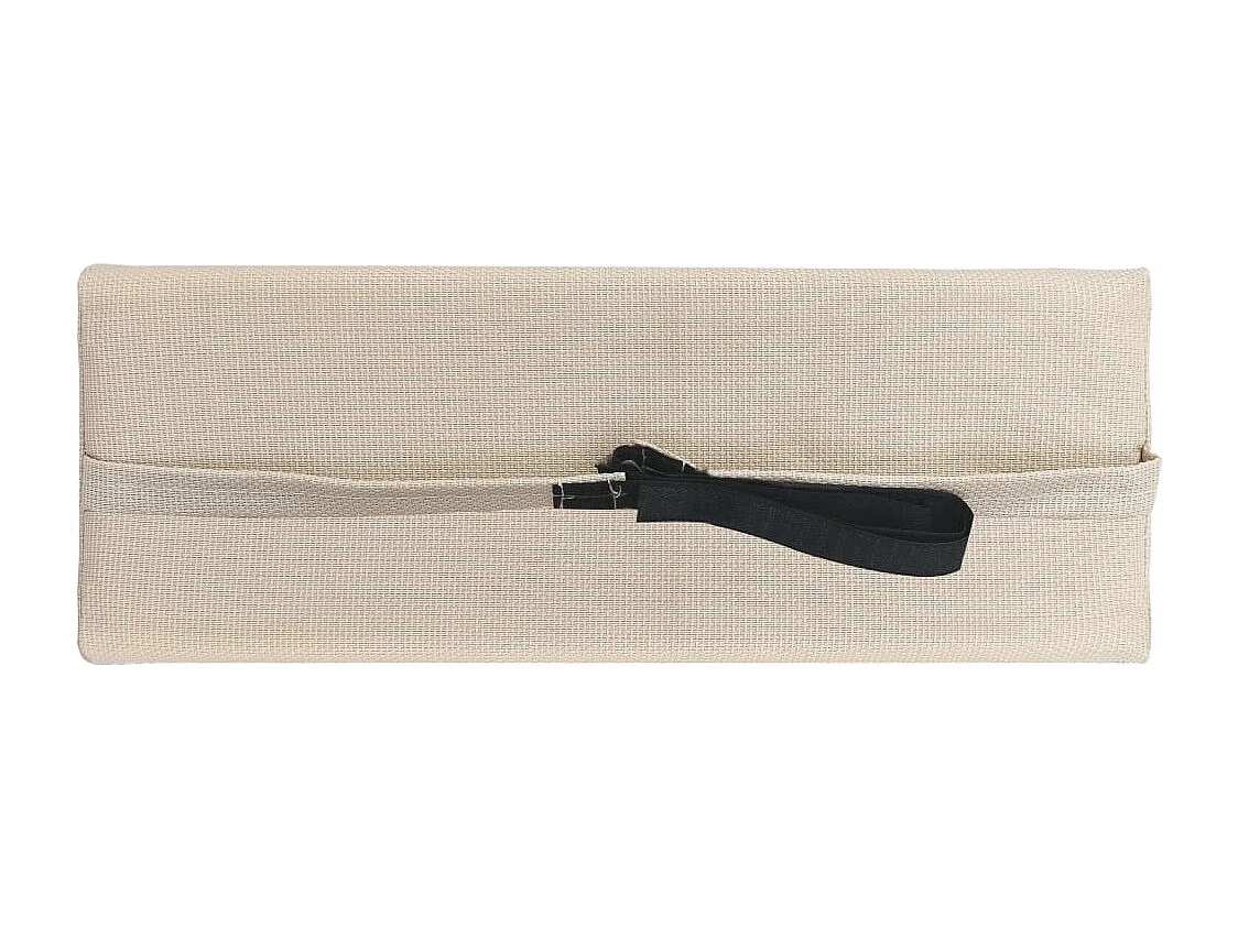 Appui-tête de chaise longue crème 40 x 7 x 15 cm DEC021805