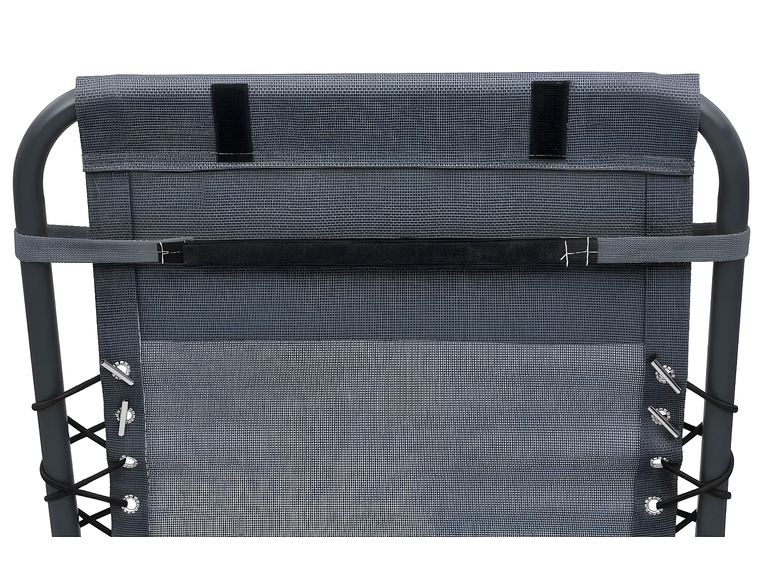 Appui-tête de chaise longue grise 40 x 7 x 15 cm DEC021803