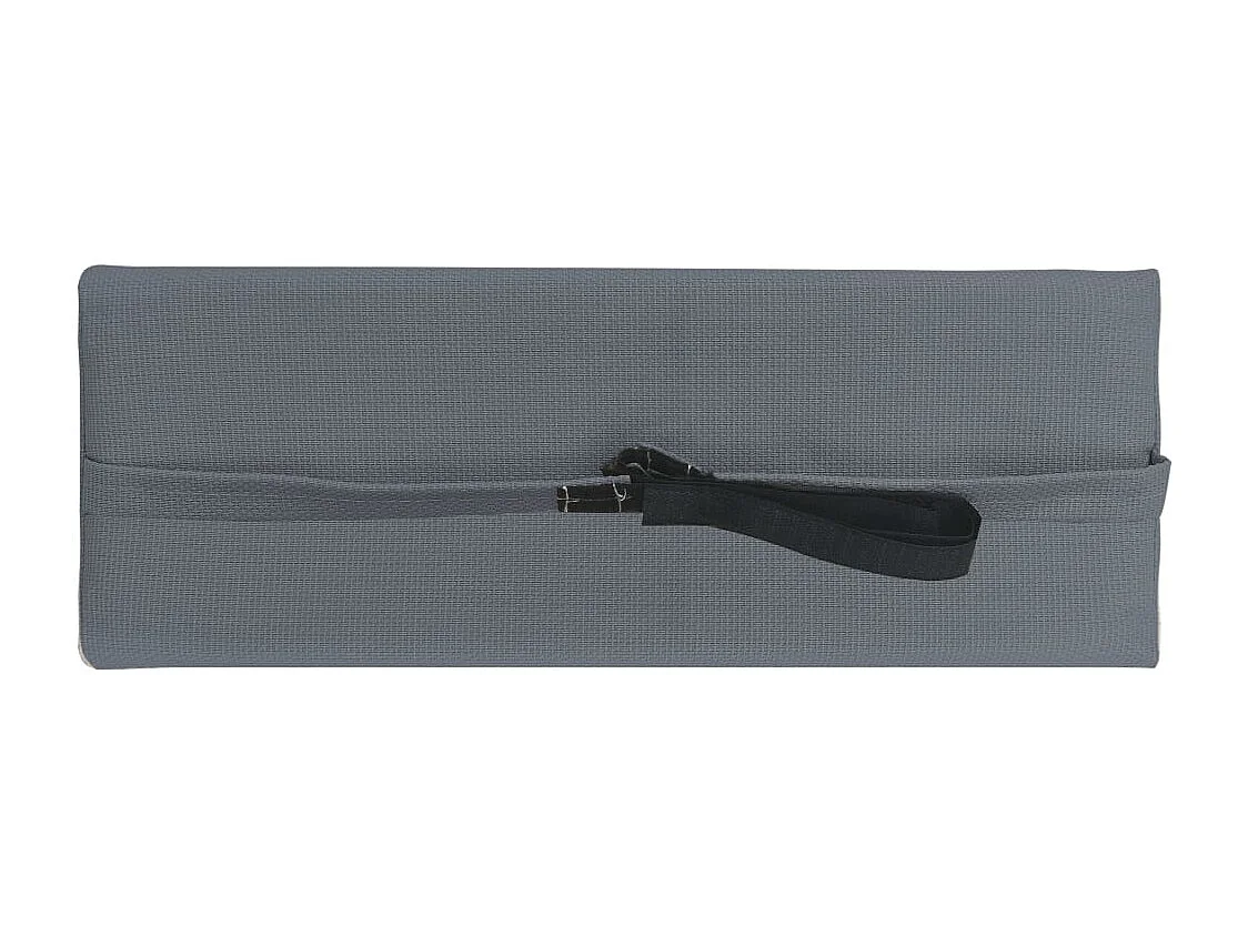 Appui-tête de chaise longue grise 40 x 7 x 15 cm DEC021803