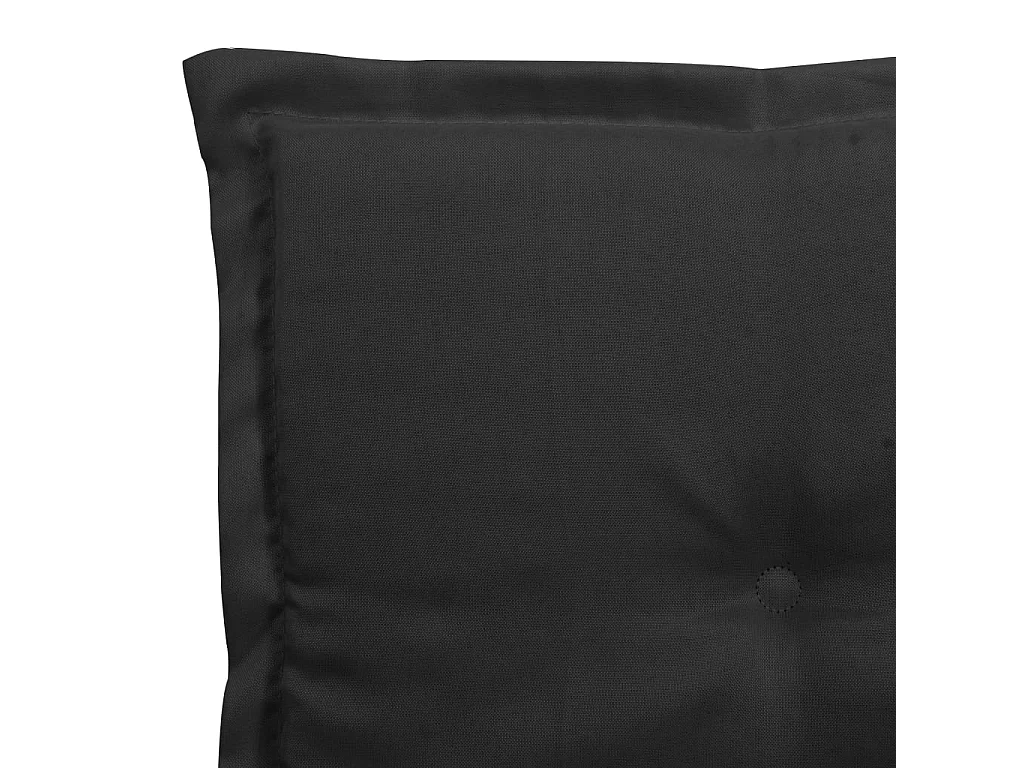 lot de 2 coussins noire 50 x 50 x 3 cm DEC021731