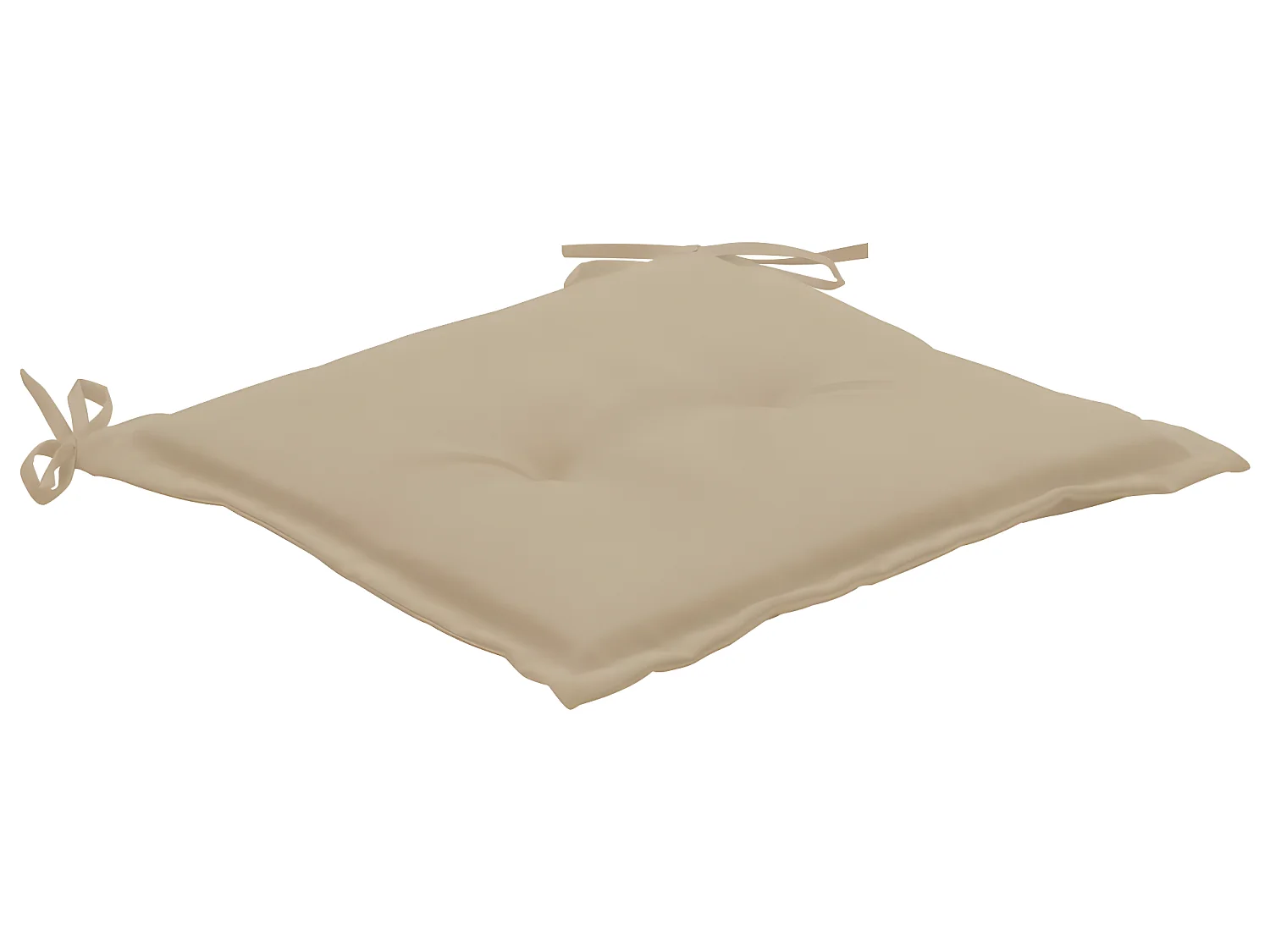 lot de 4 coussins beige 40 x 40 x 3 cm DEC021724