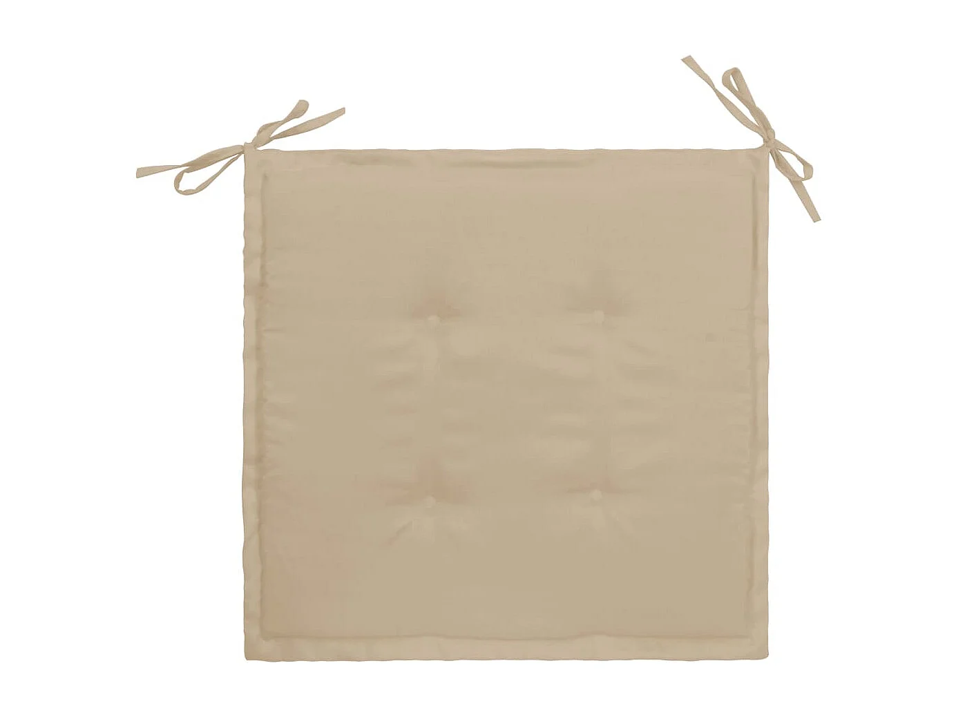 lot de 4 coussins beige 40 x 40 x 3 cm DEC021724