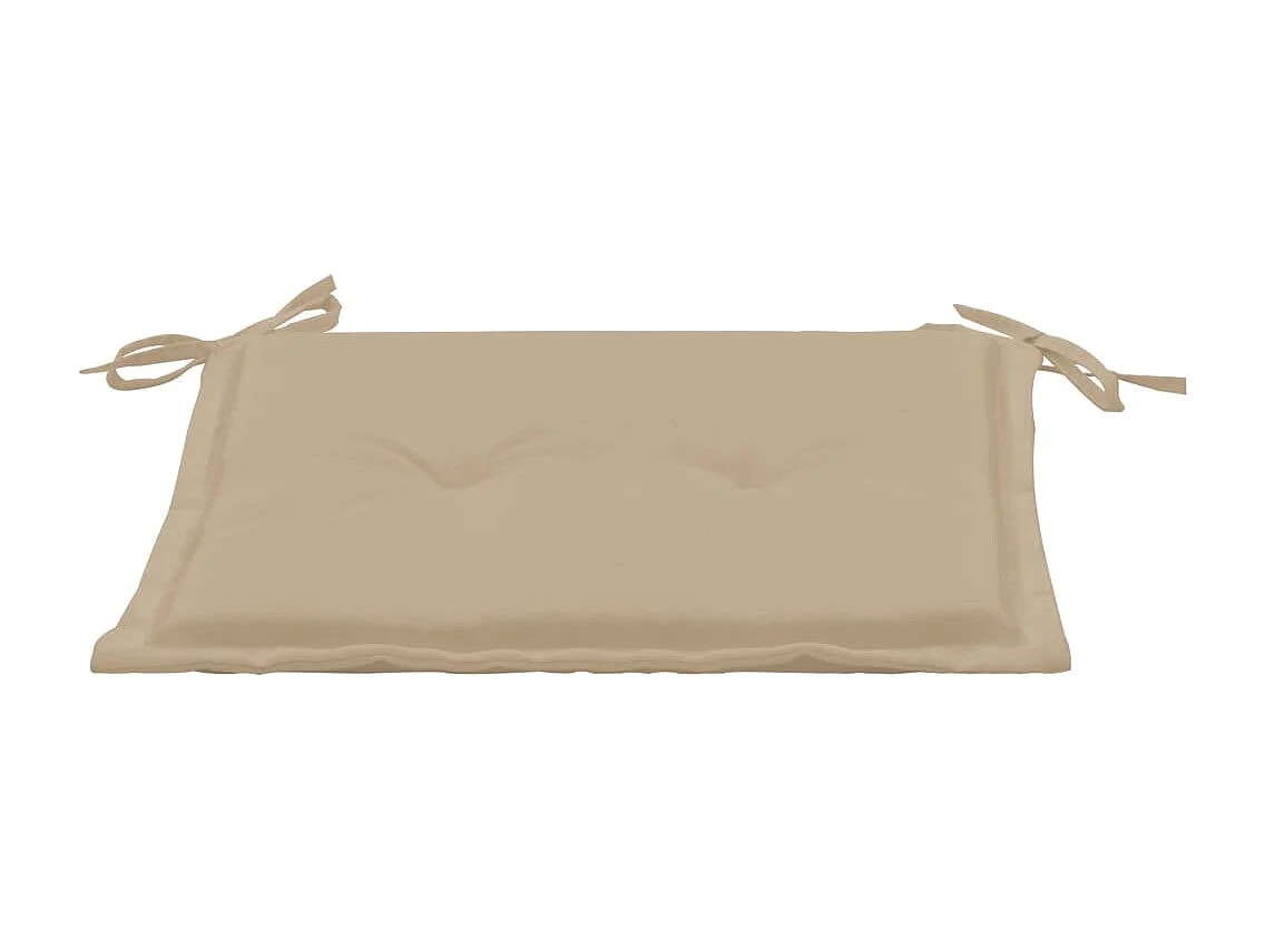 lot de 4 coussins beige 40 x 40 x 3 cm DEC021724