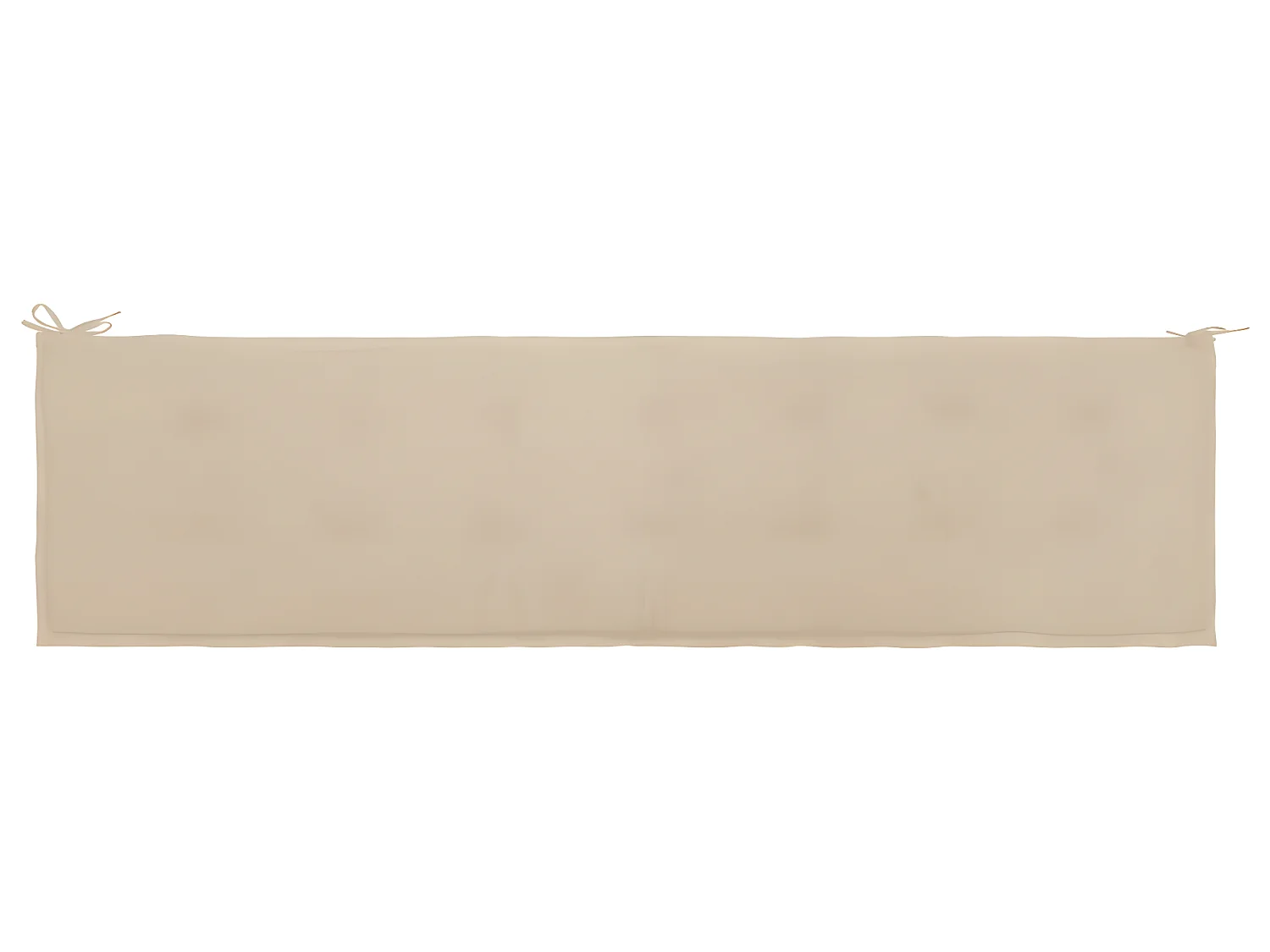 Coussin de banc de beige 200 x 50 x 3 cm DEC021743