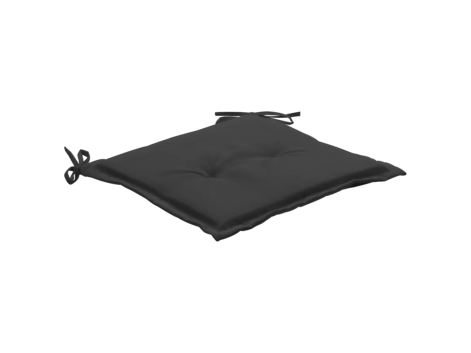 lot de 4 coussins noire 40 x 40 x 3 cm DEC021722
