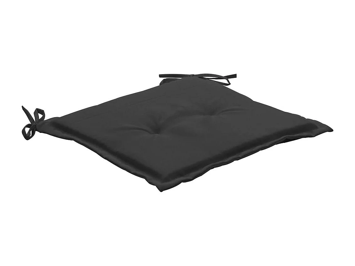 lot de 4 coussins noire 40 x 40 x 3 cm DEC021722