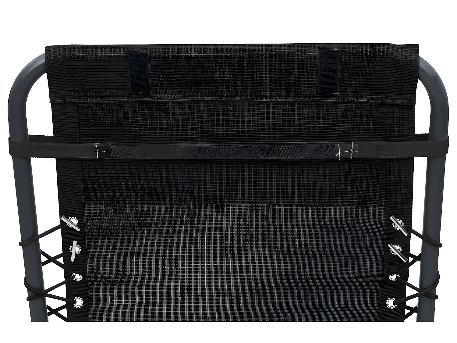 Appui-tête de chaise longue noire 40 x 7 x 15 cm DEC021804