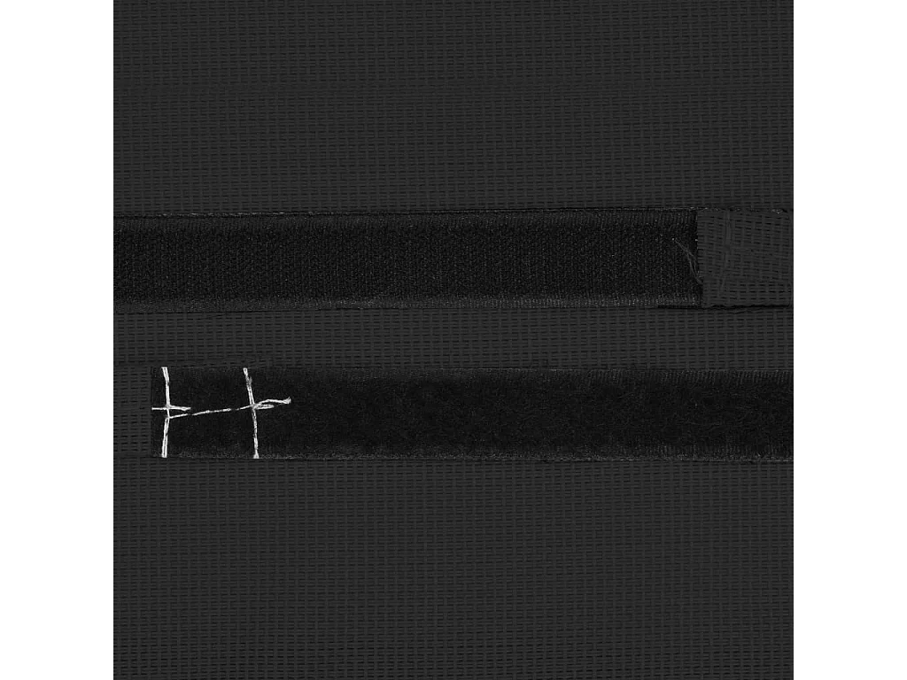 Appui-tête de chaise longue noire 40 x 7 x 15 cm DEC021804