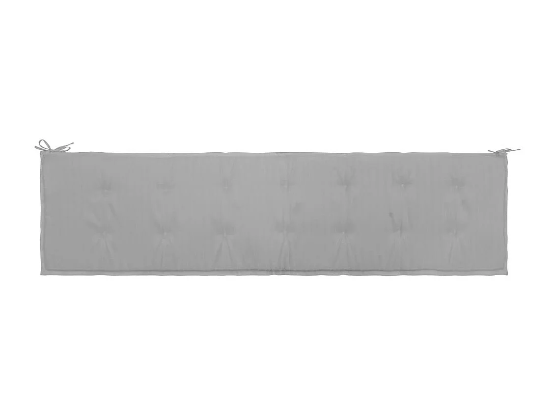 Coussin de banc de grise 200 x 50 x 3 cm DEC021735