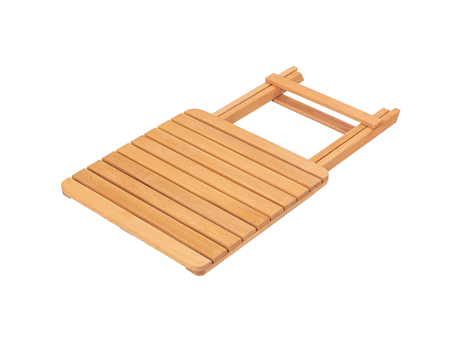 Table de jardin marron 60x60x72