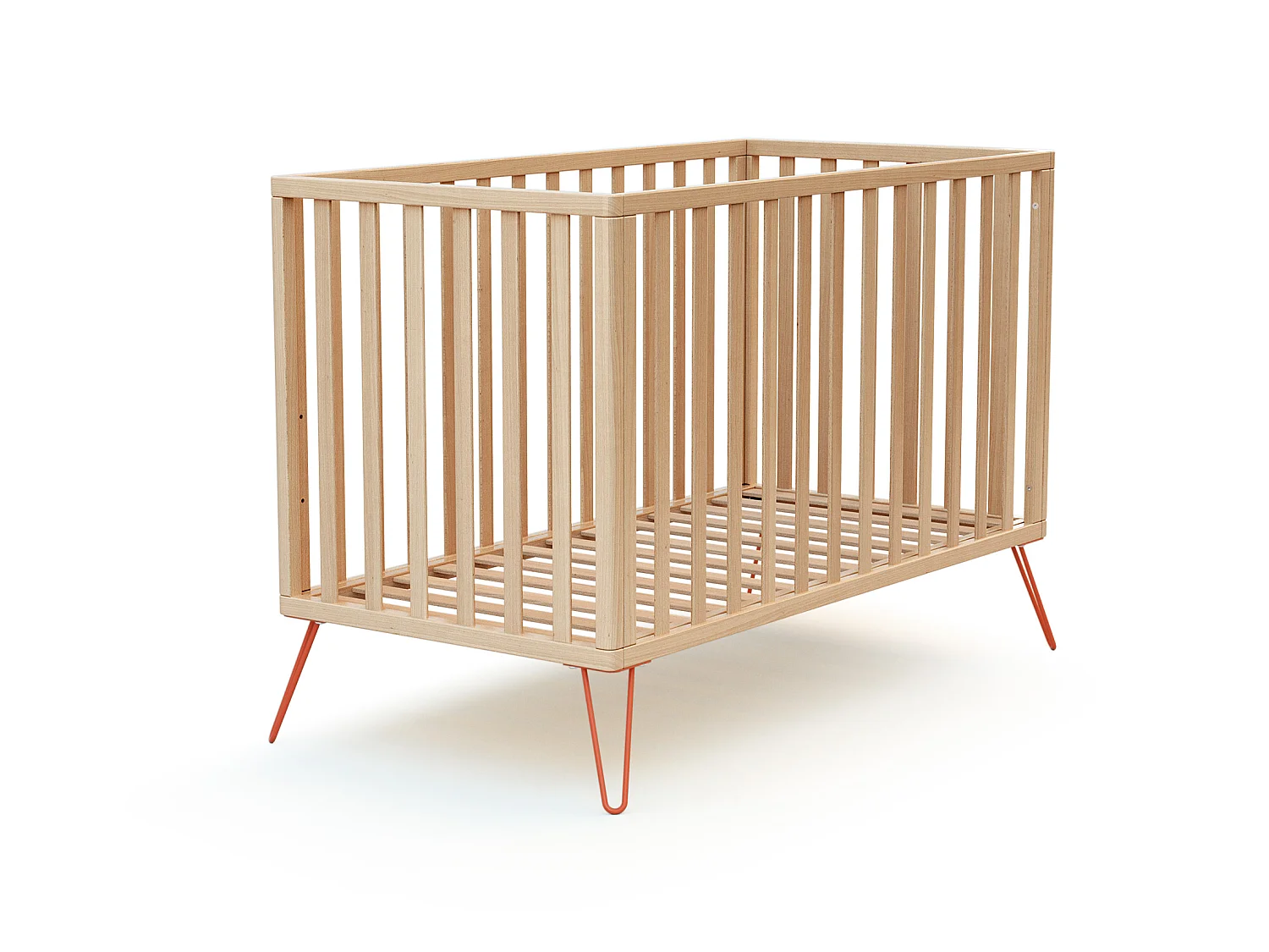 Babybett ONLY Holz Terracotta 60 x 120