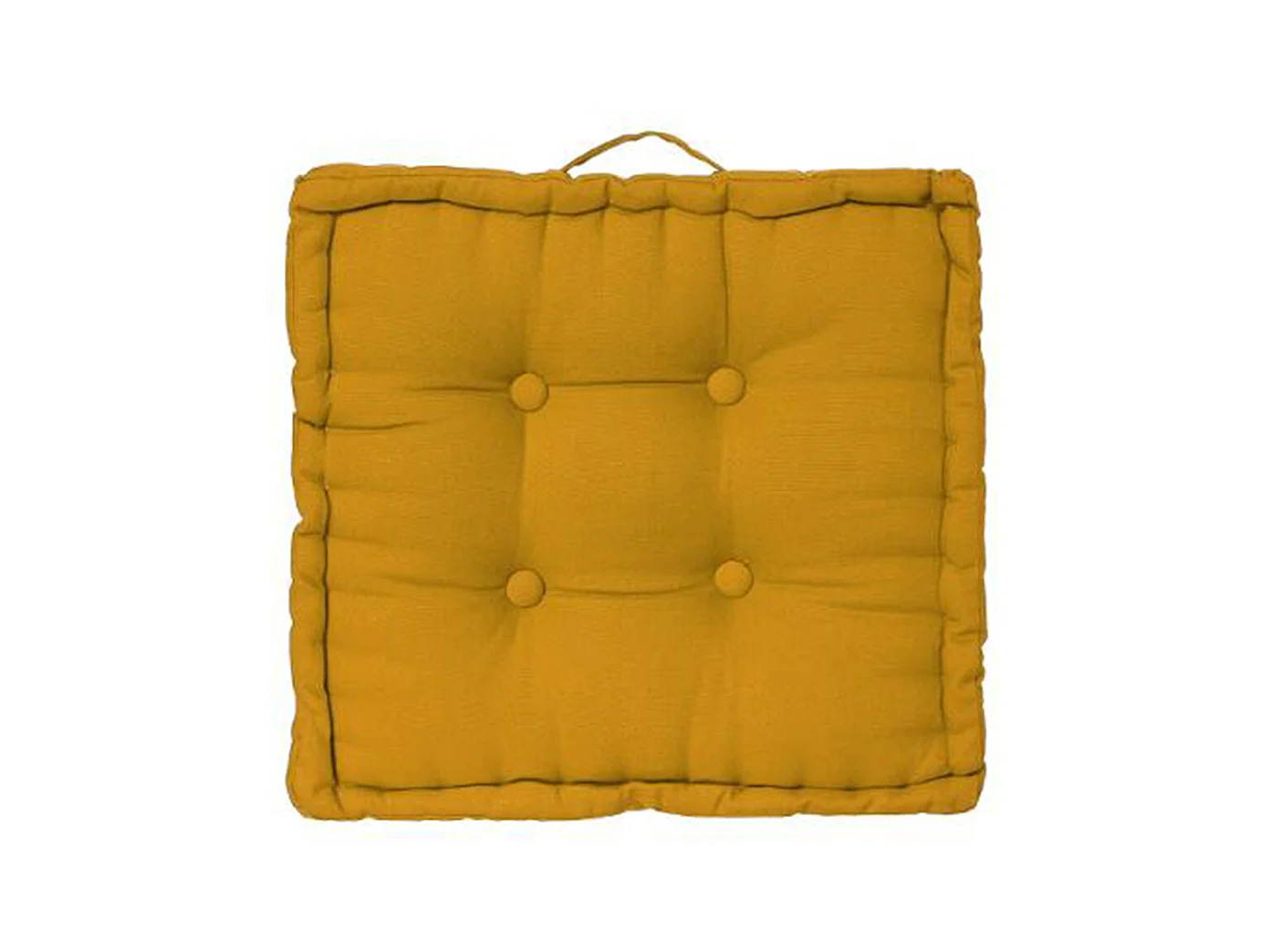 Coussin de Sol "Dorian" 40x40cm Ocre
