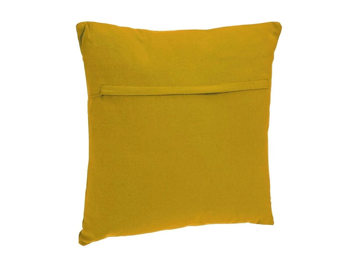 Coussin Déhoussable "Jovi" 38x38cm Ocre