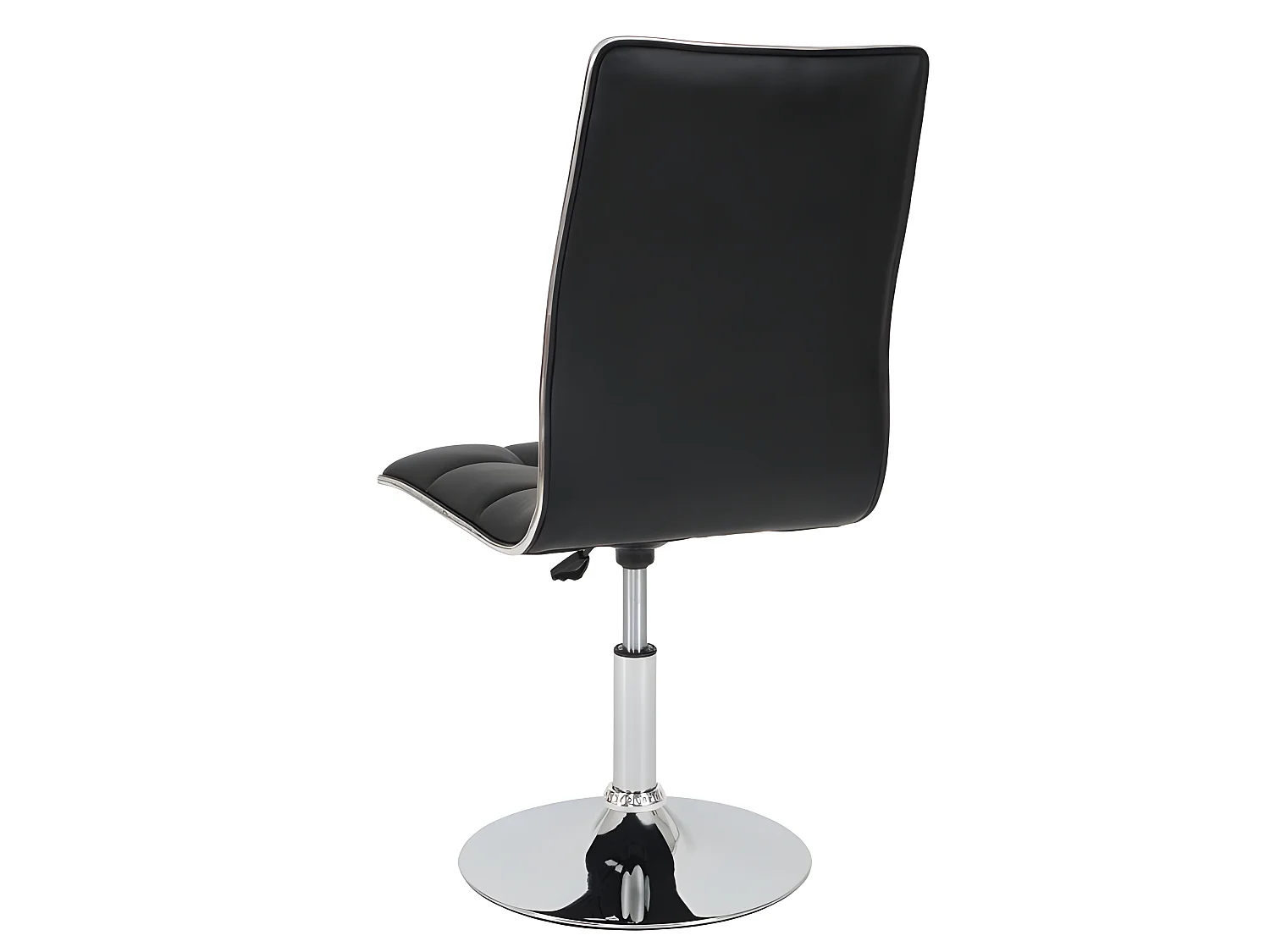 Lot de 6 chaises de salle à manger hauteur réglable en synthétique noir CDS04277