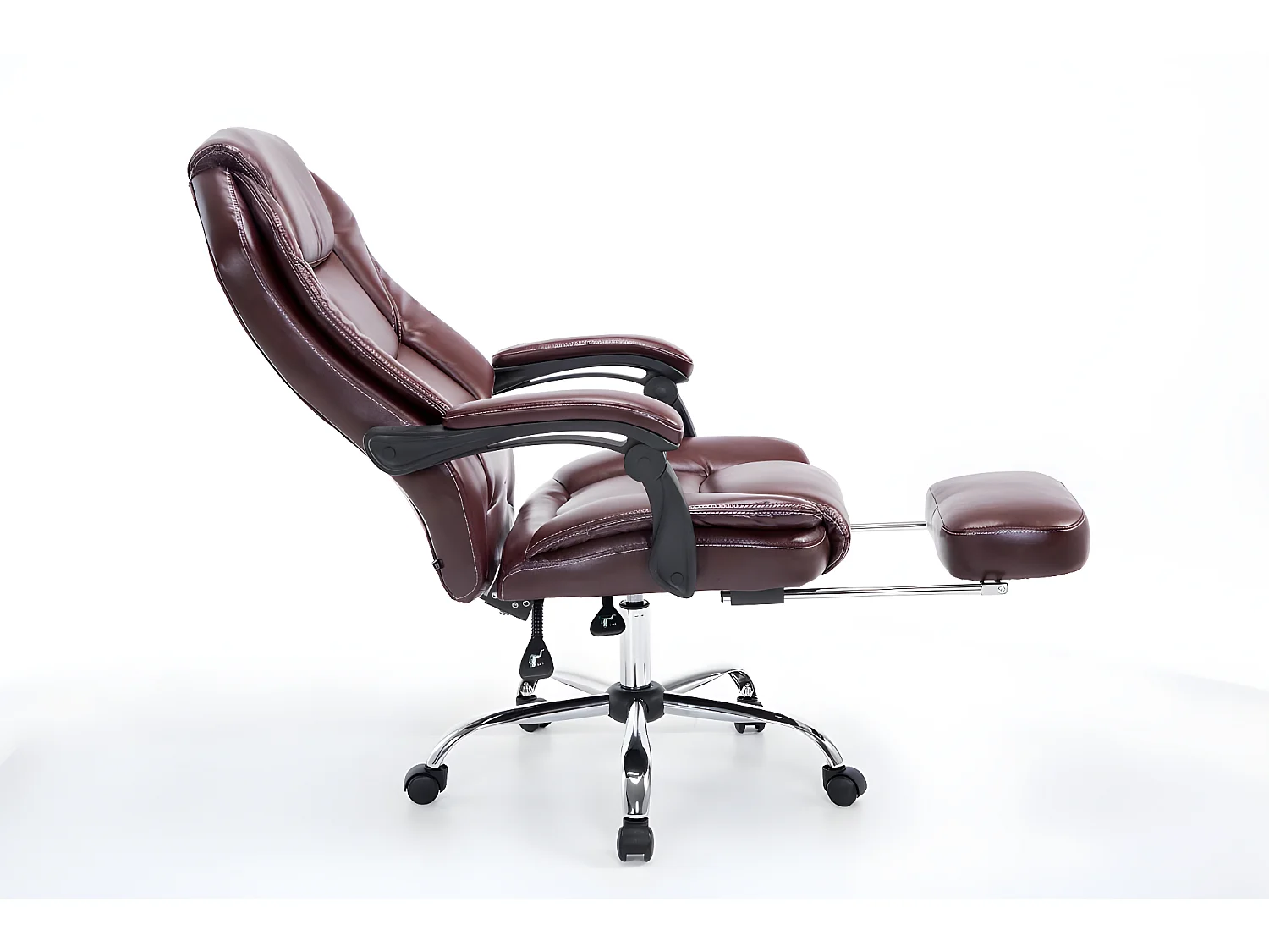 Fauteuil de bureau ergonomique bordeaux 67 x 64 x 124 cm BUR10381