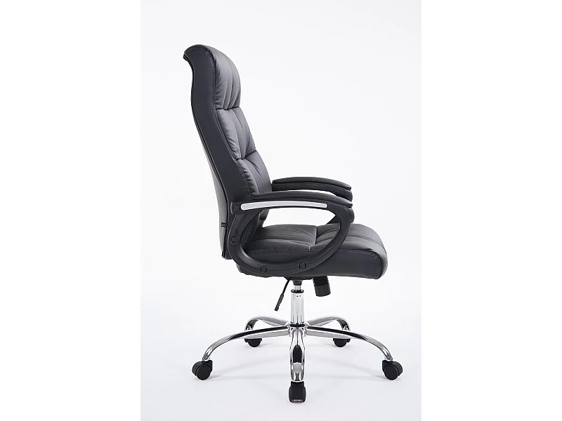 Fauteuil chaise de bureau noire 63 x 71 x 126 cm BUR10048