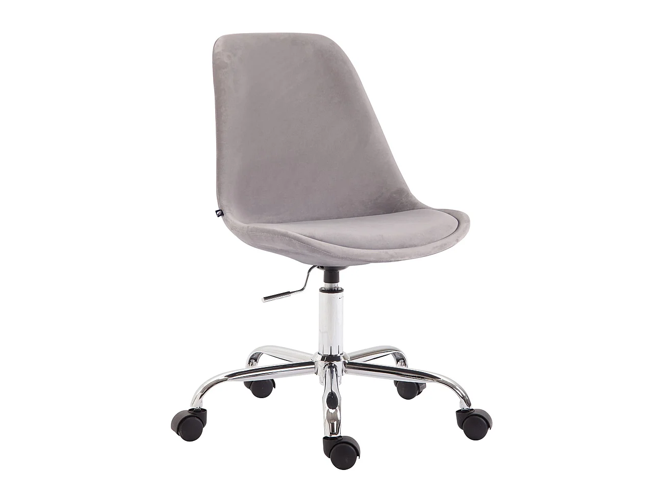 Chaise de bureau sur tissu grise 48 x 54 x 91 cm BUR10352