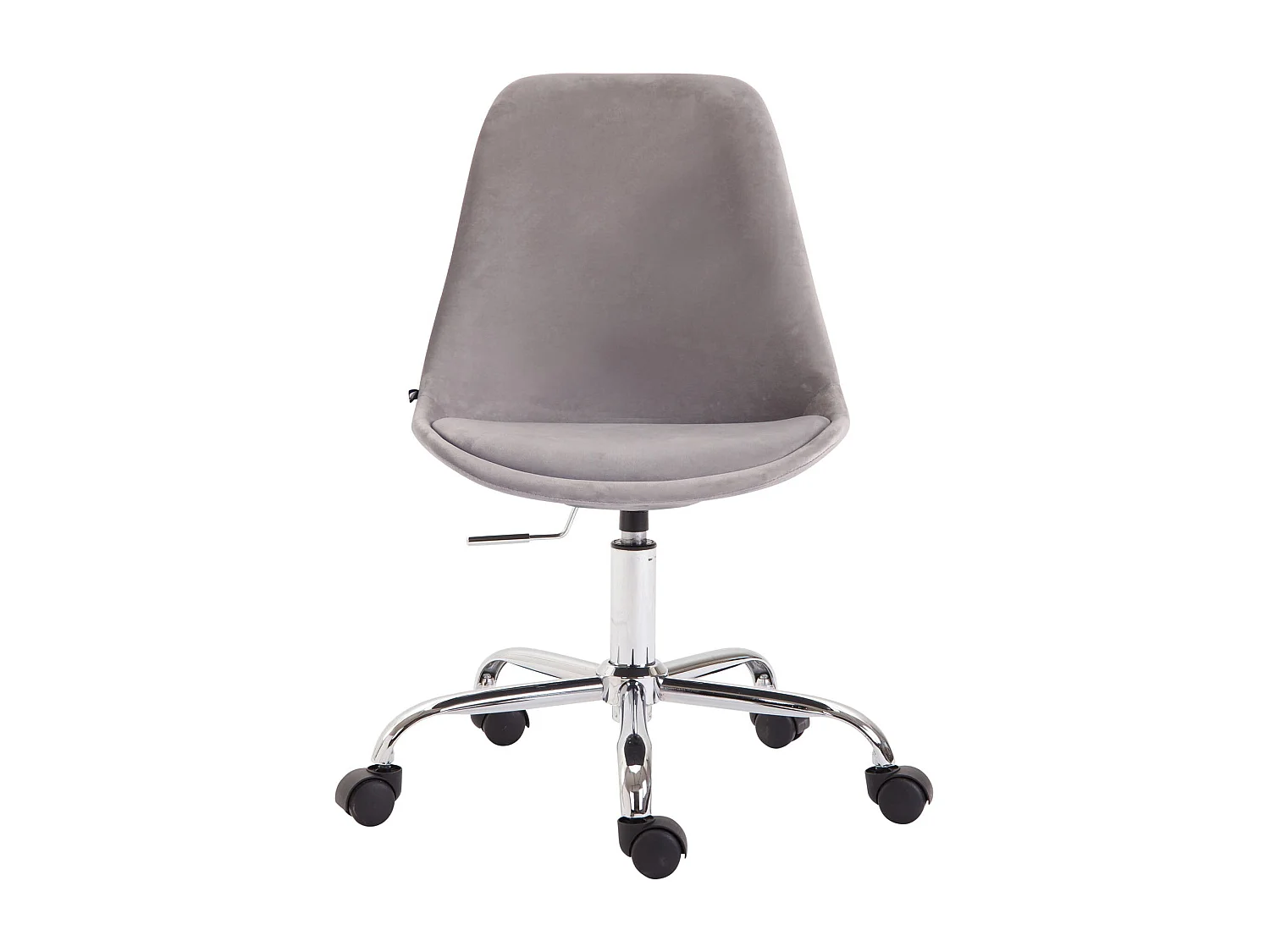 Chaise de bureau sur tissu grise 48 x 54 x 91 cm BUR10352
