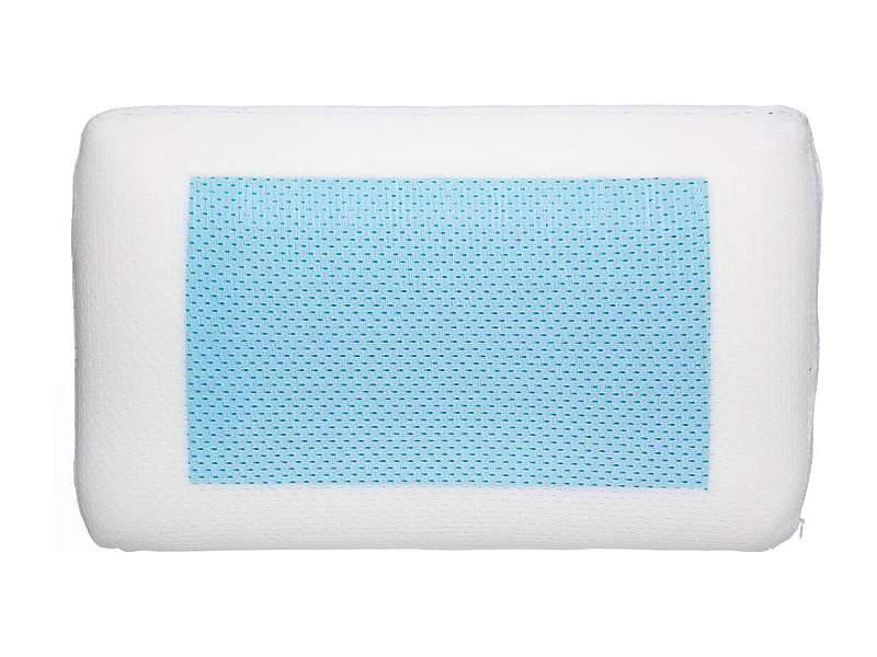 Oreiller Ergonomique "Gel Box" 30x50cm Blanc