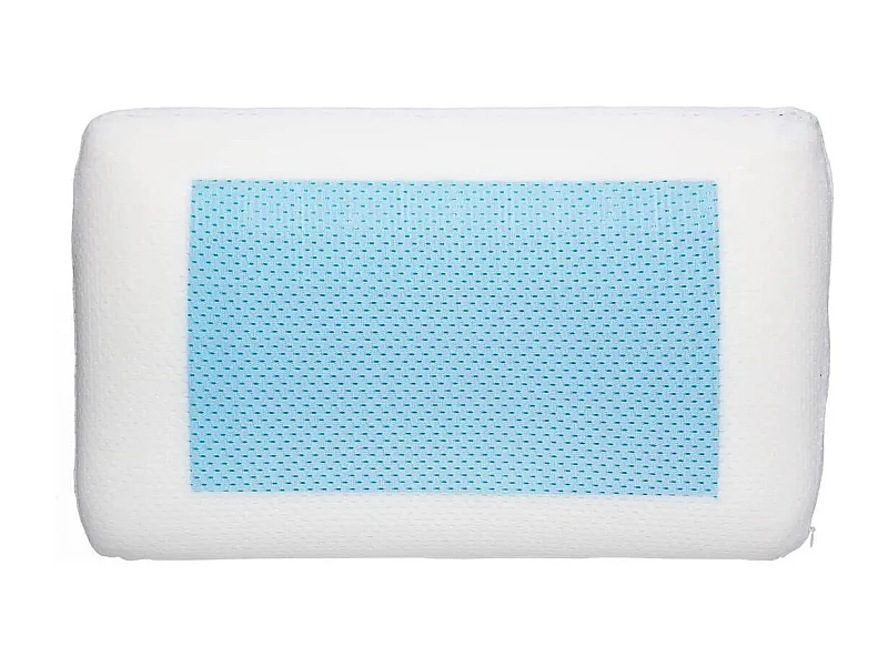 Oreiller Ergonomique "Gel Box" 30x50cm Blanc