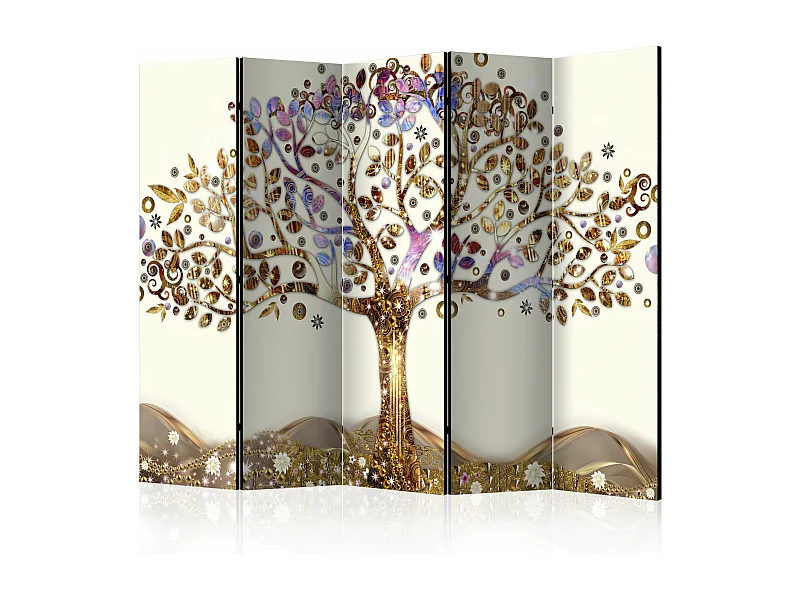 Paravent 5 Volets "Golden Tree" 172x225cm