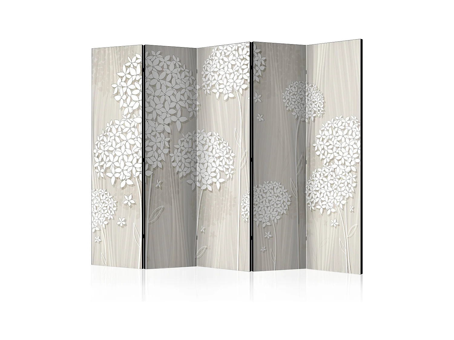 Paravent 5 Volets "Paper Dandelions" 172x225cm