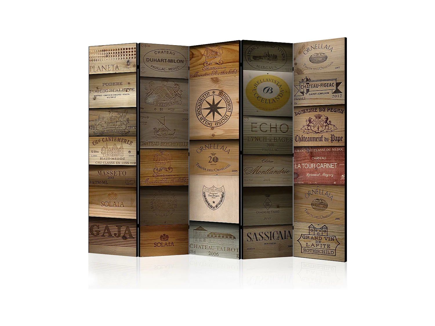 Paravent 5 Volets "Old Vineyard" 172x225cm