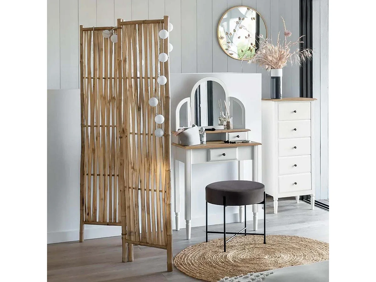 Paravent en Bambou "Dream" 135x170cm Naturel