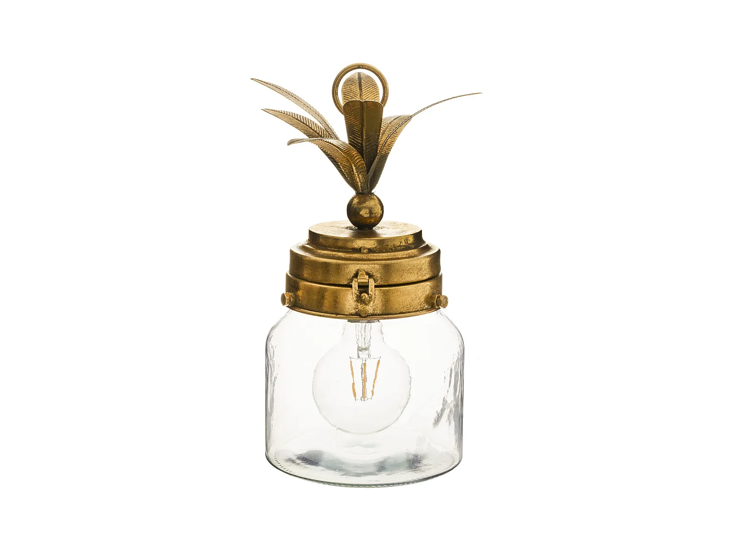 Lampe à Poser LED "Ananas" 33cm Or