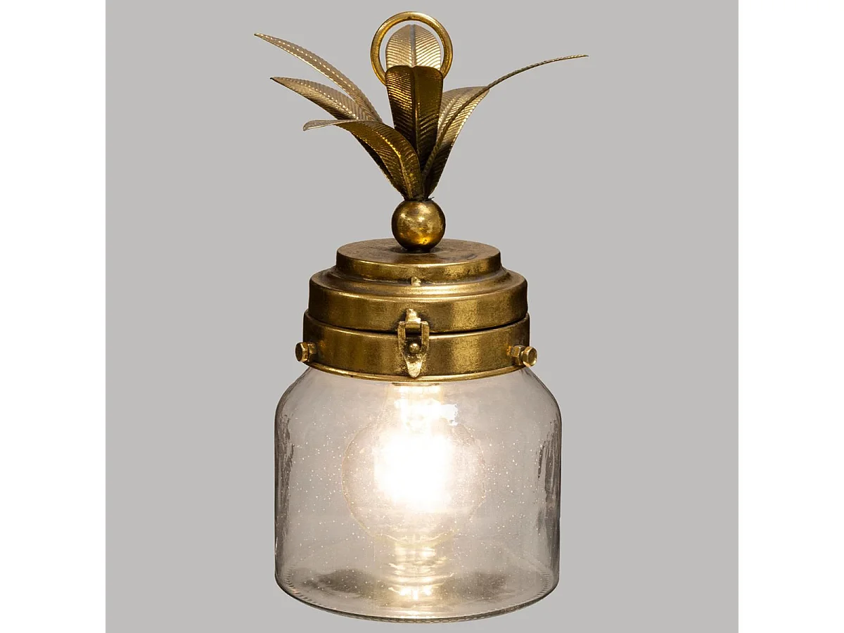 Lampe à Poser LED "Ananas" 33cm Or