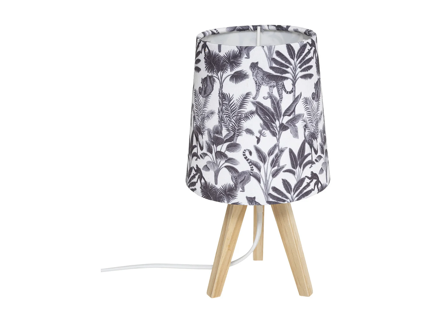 Lampe à Poser Enfant "Jungle" 23cm Bleu