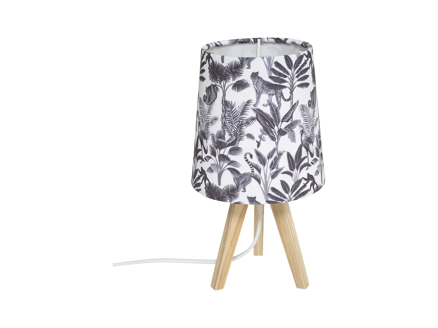Lampe à Poser Enfant "Jungle" 23cm Bleu