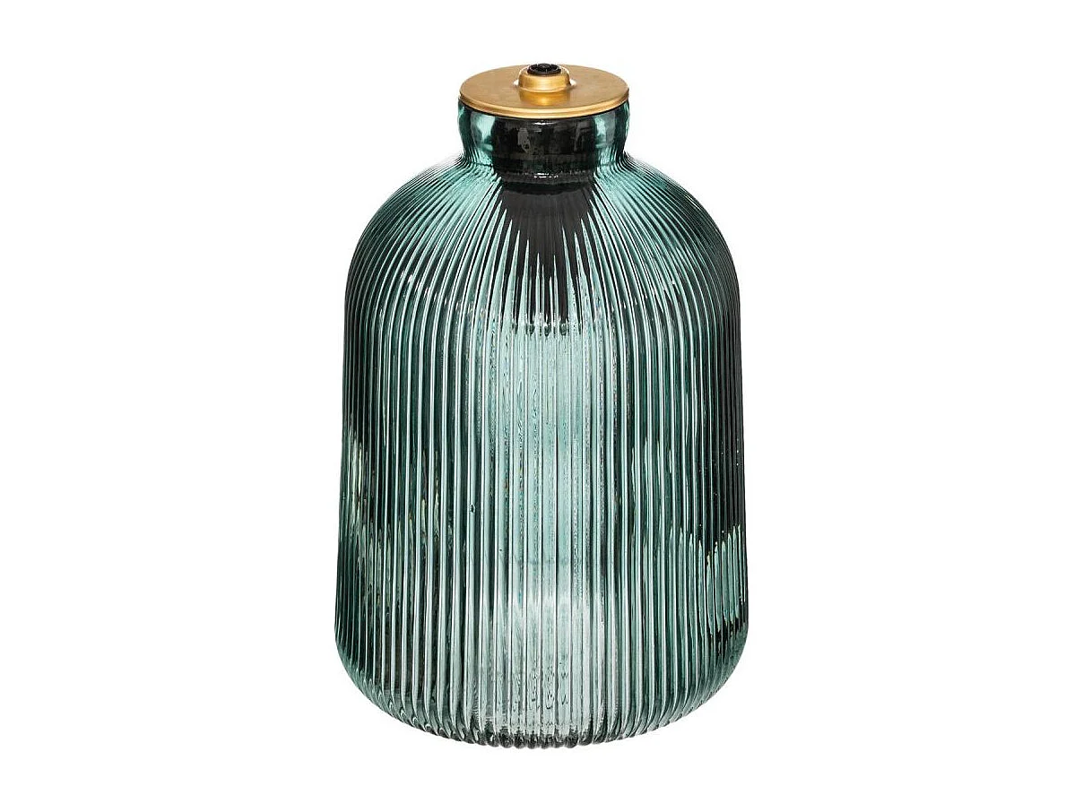 Lampe à Poser LED en Verre "Livio" 27cm Vert