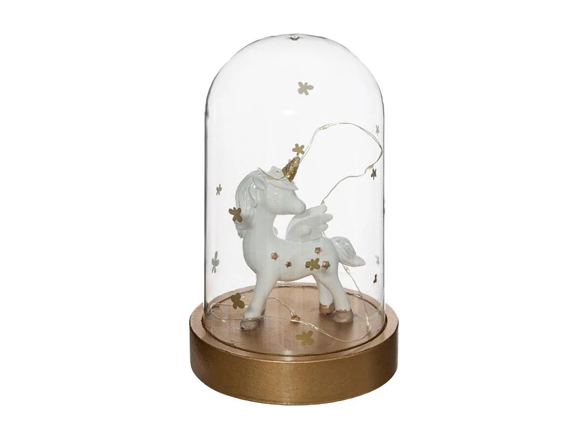 Lampe à Poser Enfant "Licorne" 18cm Multicolore