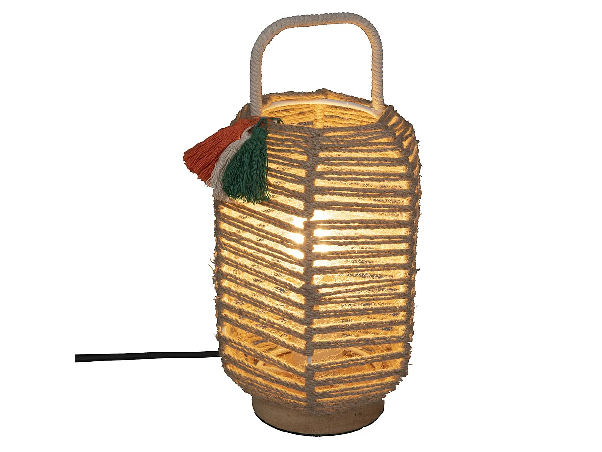 Lampe à Poser Enfant "Oasis" 28cm Beige