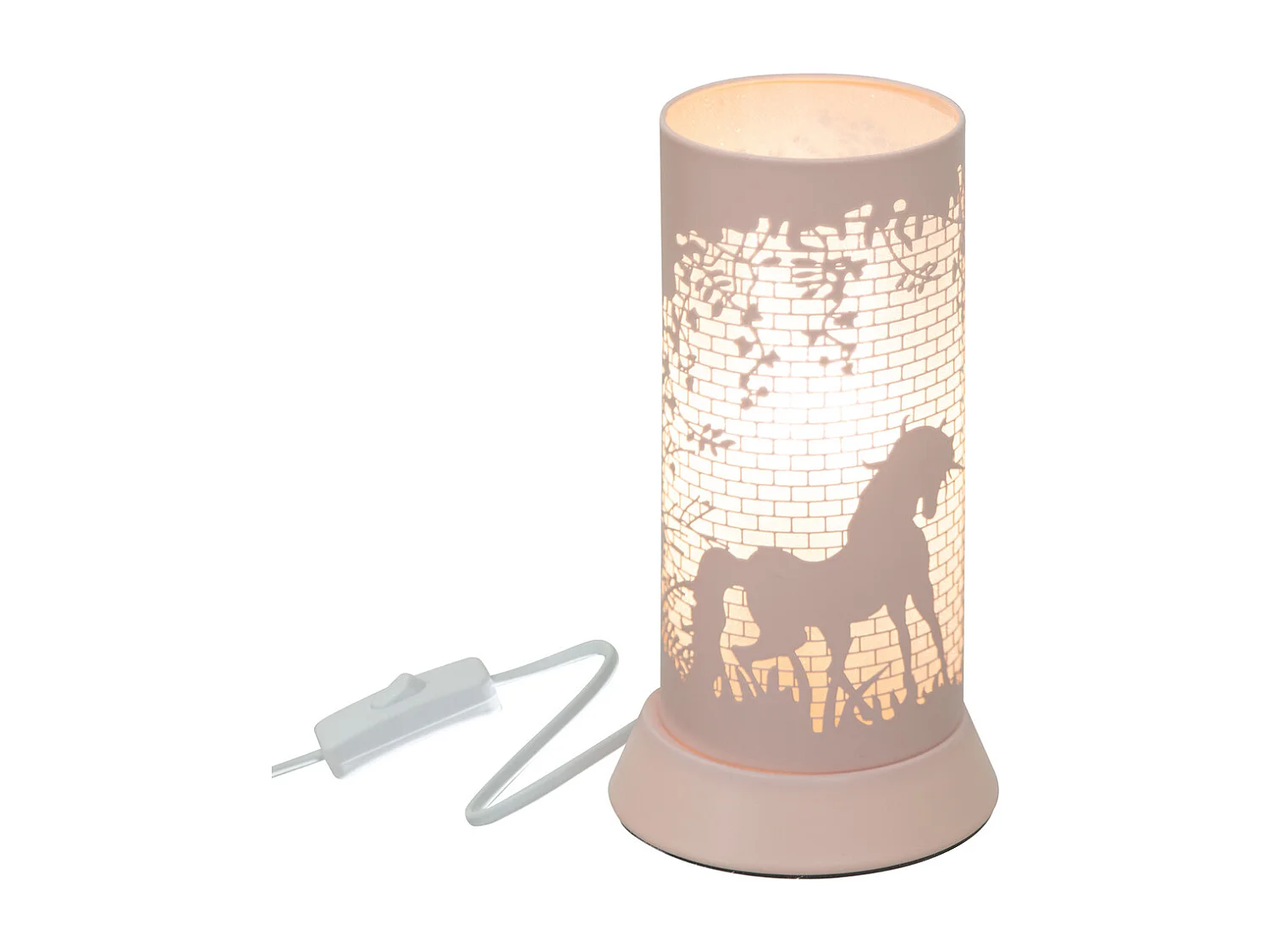 Lampe à Poser pour Enfant "Décor" 20cm Rose