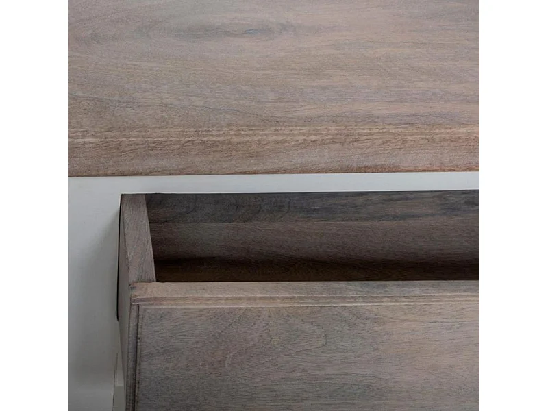 Comptoir de Bar en Bois "Aleria" 115cm Naturel