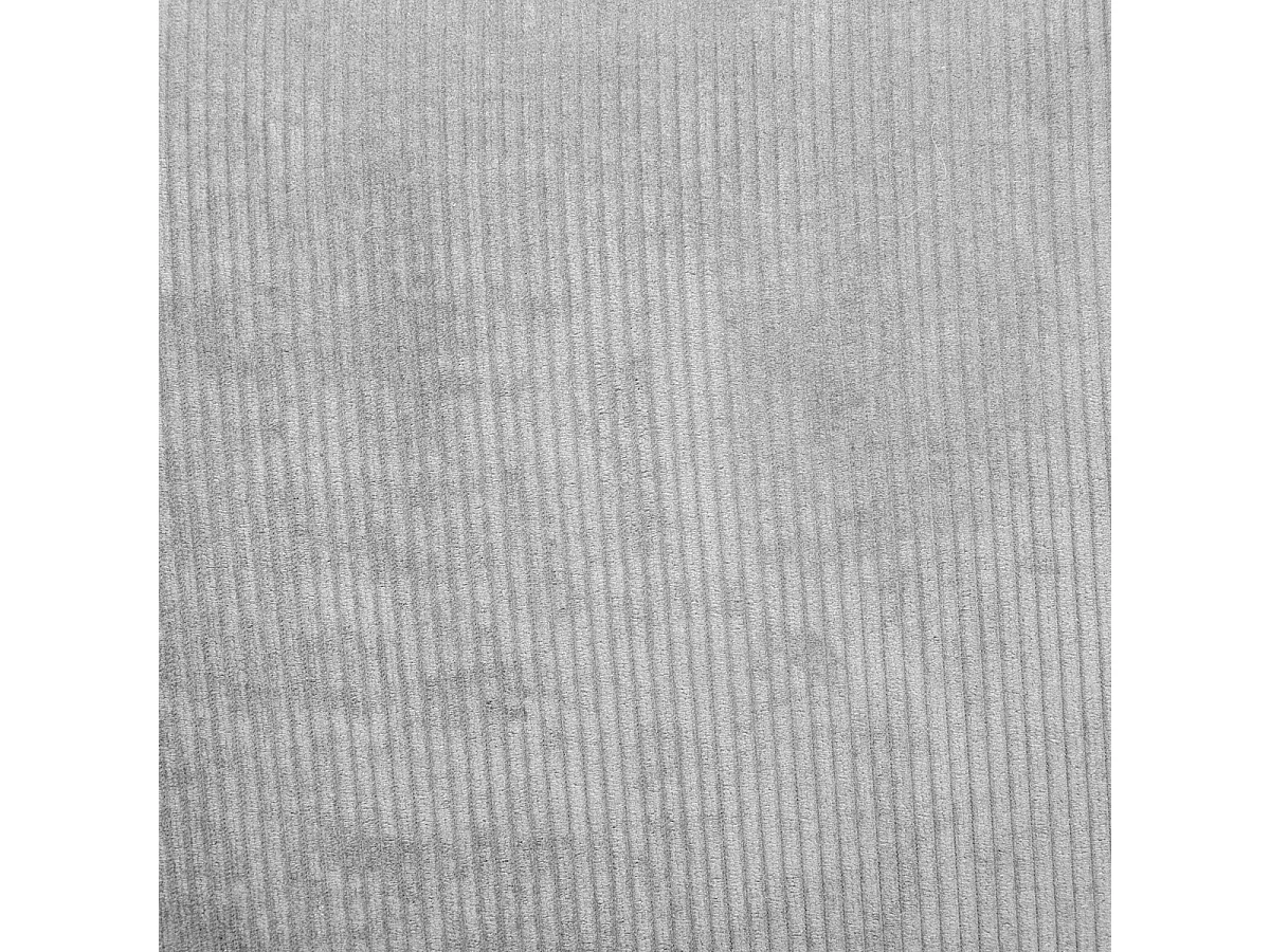 Canapé 3 Places Velours Côtelé "Chris" 230cm Gris