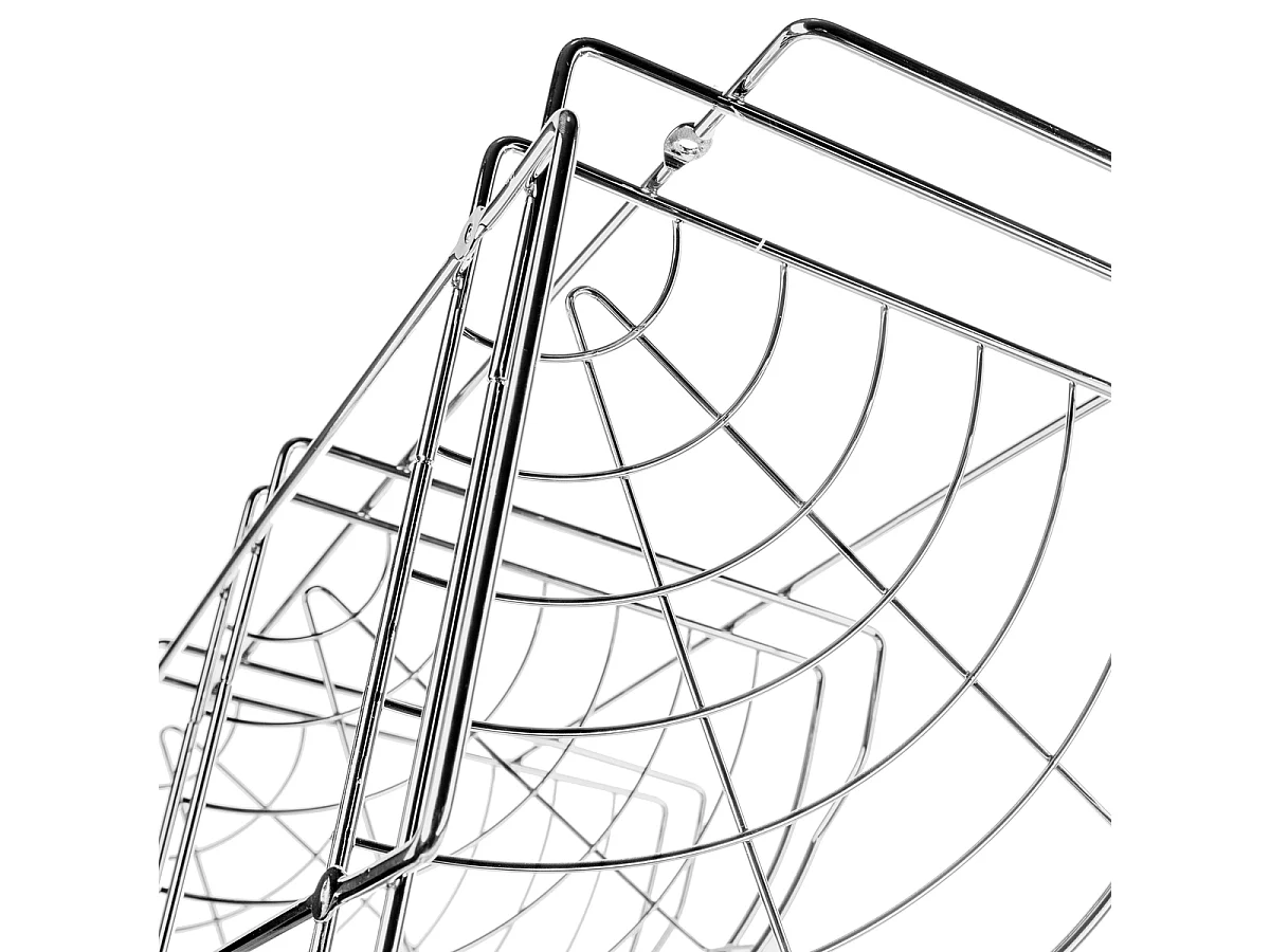 Étagère d'Angle Salle de Bain "Venterra" 56cm Argent