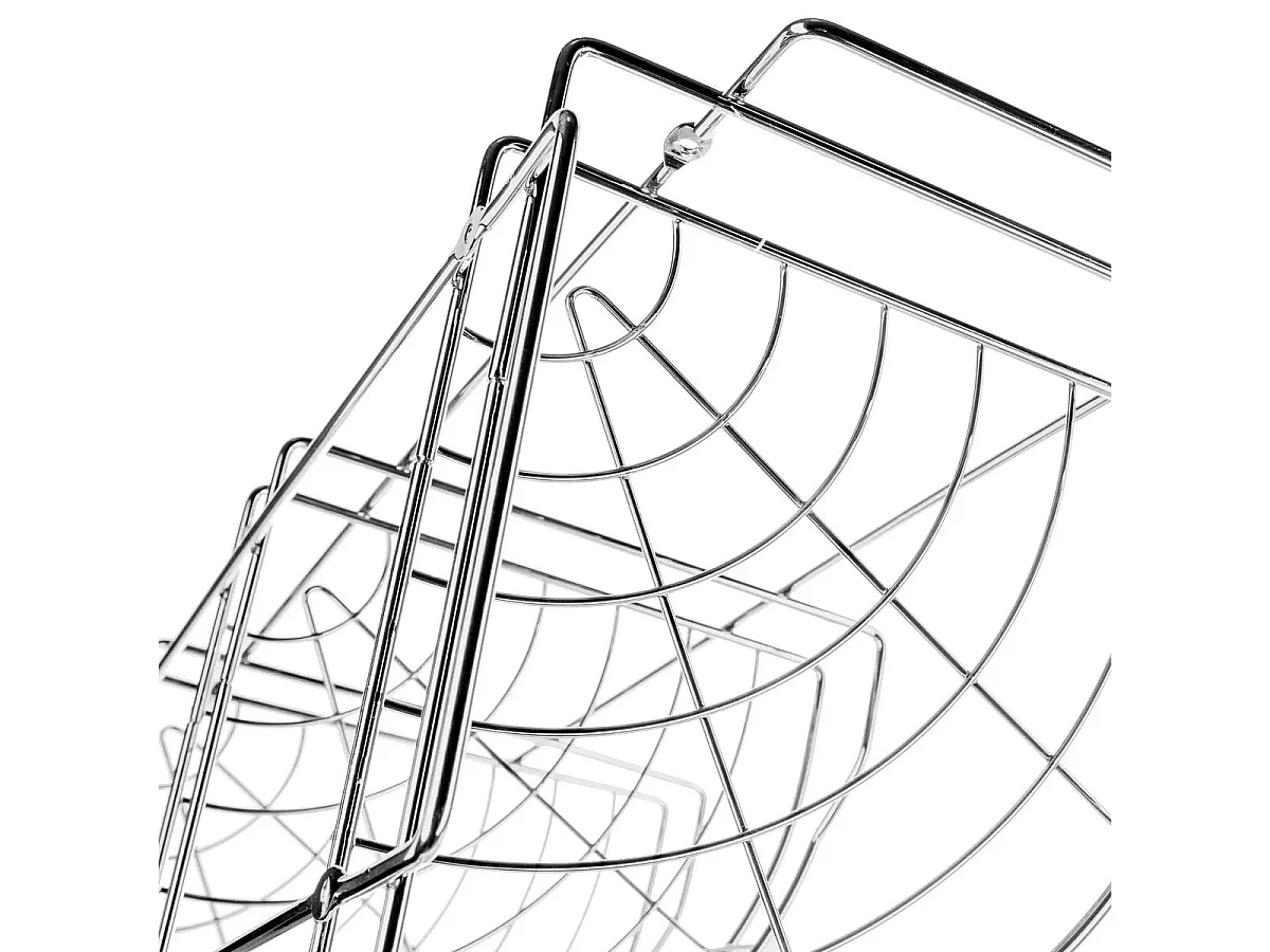 Étagère d'Angle Salle de Bain "Venterra" 56cm Argent