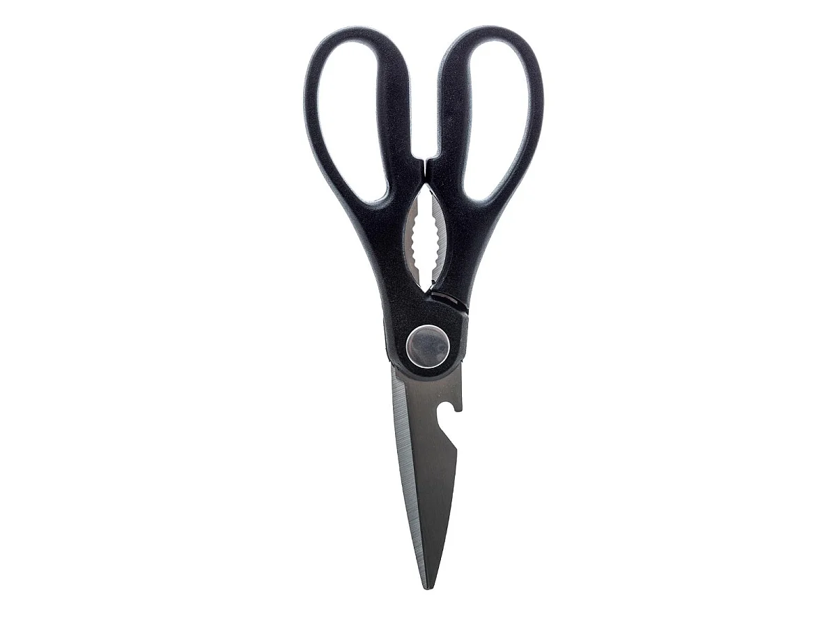 Bloc 5 Couteaux & Ciseaux "Inox" 36cm Argent