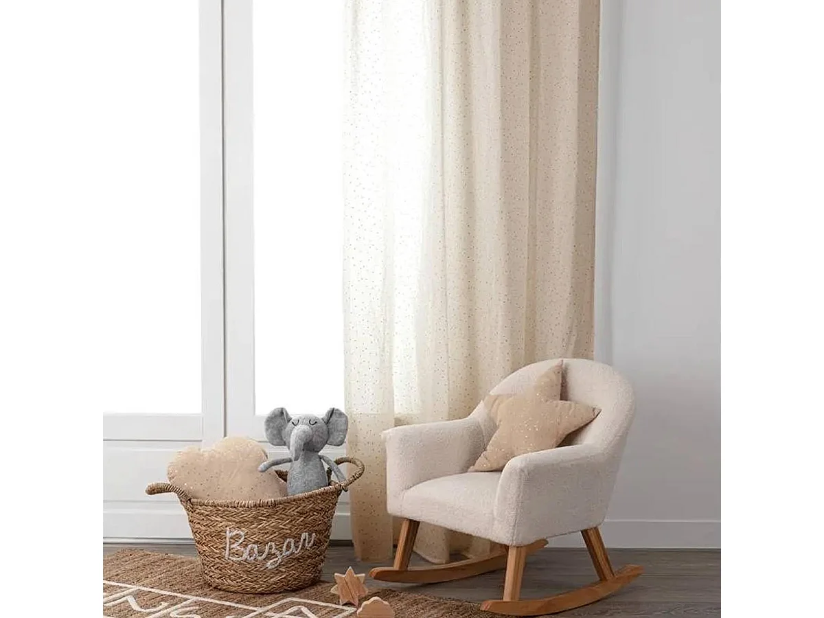 Rideau Enfant "Berlingot" 140x250cm Beige